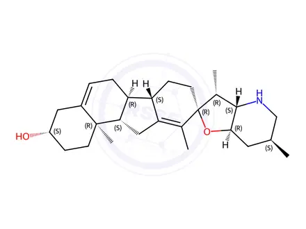 Chemical structure of Cyclopamine