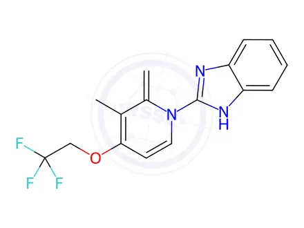 Chemical structure of lansoprazole Impurity 42