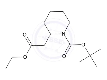 Chemical structure of Ethyl N-Boc-2-piperidineacetate