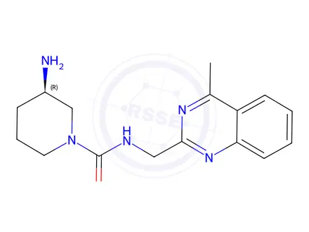 Chemical structure of Linagliptin impurity 149