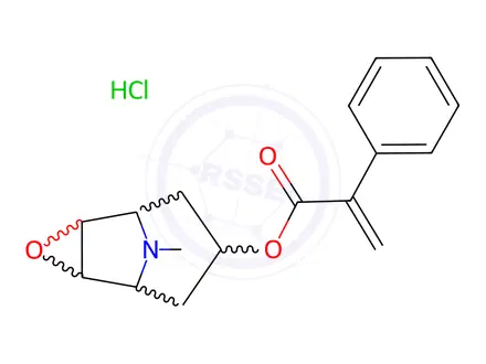 Chemical structure of Aposcopolamine Hydrochloride
