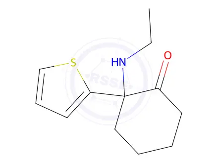 Chemical structure of Tiletamine