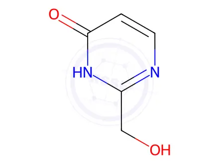 Chemical structure of 4(1H)-Pyrimidinone, 2-(hydroxymethyl)-(9CI)