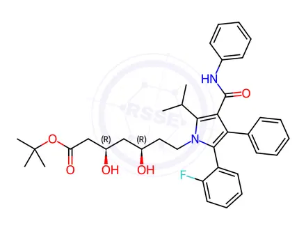 Chemical structure of Atorvastatin Calcium Impurity 123