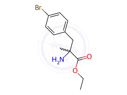 Chemical structure of ALANINE, 3-(P-BROMOPHENYL)-2-METHYL, ETHYL ESTER