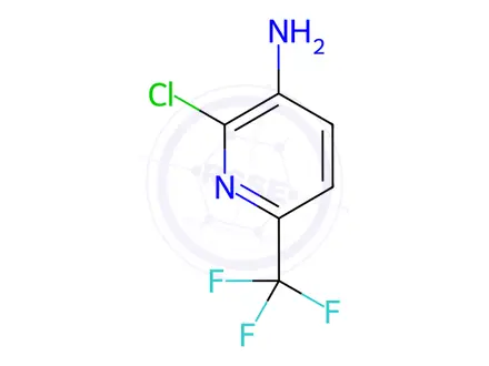 Chemical structure of 2-chloro-6-(trifluoromethyl)pyridin-3-amine