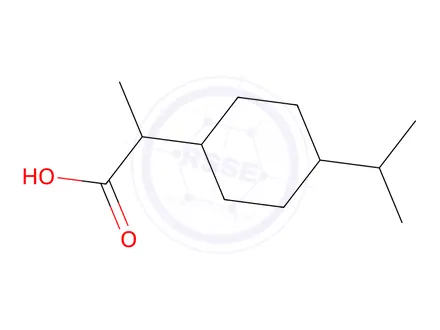 Chemical structure of 2-(4-Isopropylcyclohexyl)propanoic acid