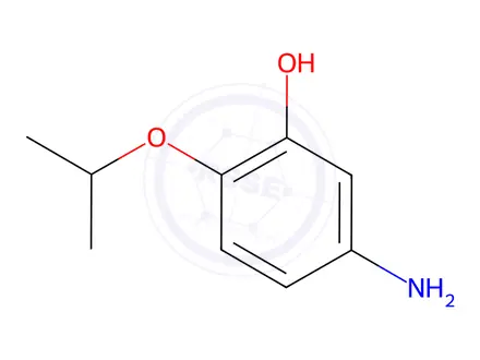 Chemical structure of 5-Amino-2-isopropoxyphenol