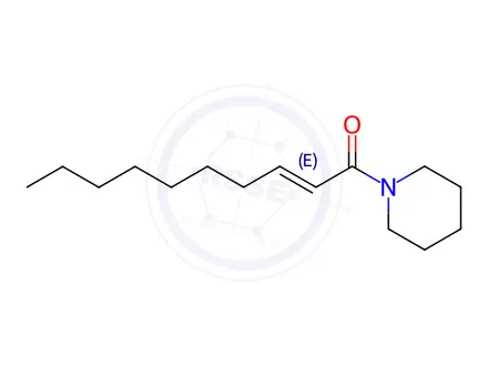 Chemical structure of (2E)-Decenoylpiperidide