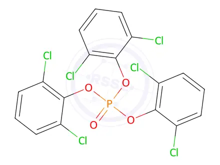 Chemical structure of Tris(2,6-dichlorophenyl)phosphate