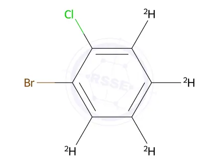 Chemical structure of 2-Bromochlorobenzene D4