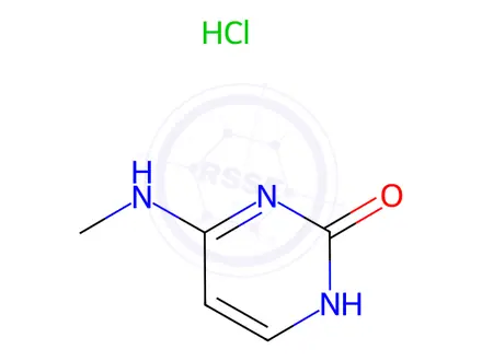Chemical structure of 4-(methylamino)-1,2-dihydropyrimidin-2-one hydrochloride
