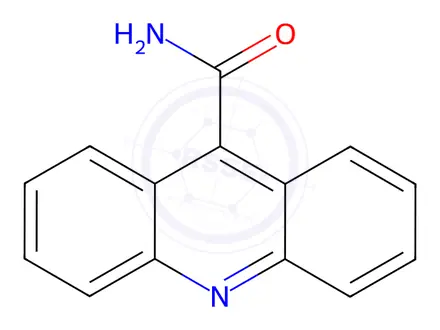 Chemical structure of 9-Acridinecarboxamide