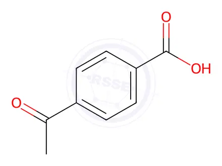 Chemical structure of 4-Acetylbenzoic Acid