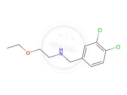 Chemical structure of n-(3,4-Dichlorobenzyl)-2-ethoxyethan-1-amine
