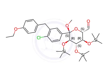 Chemical structure of Ertugliflozin Impurity 85