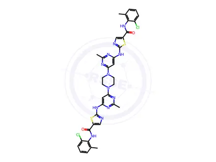 Chemical structure of Dasatinib Dimer Impurity