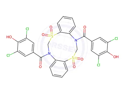 Chemical structure of Dotinurad Impurity 17