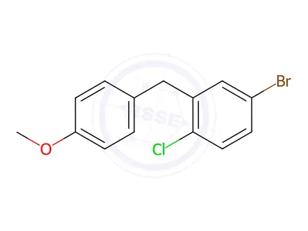Chemical structure of Dapagliflozin Impurity 343