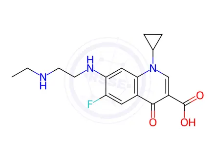 Chemical structure of Enrofloxacin Impurity 12
