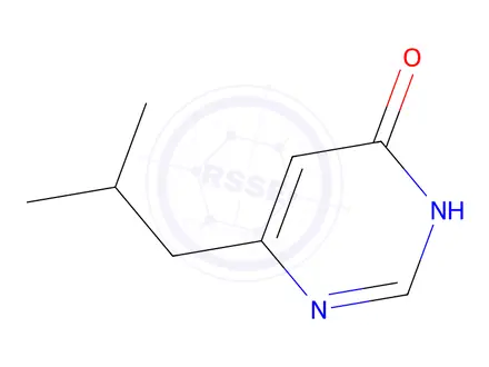 Chemical structure of 6-isobutylpyrimidin-4-ol