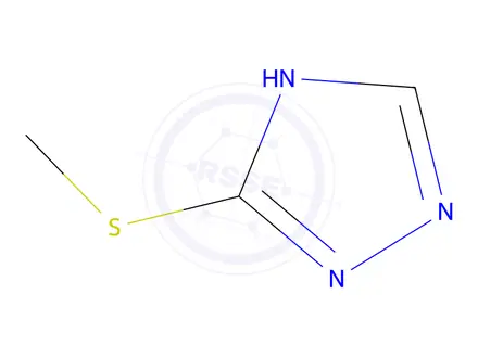 Chemical structure of 3-(Methylthio)-1,2,4-triazole