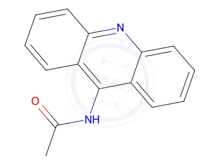 Chemical structure of 9-ACETAMIDOACRIDINE