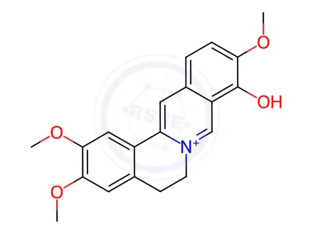 Chemical structure of Palmatrubine