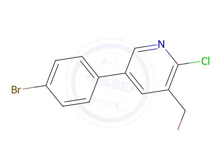 Chemical structure of (5-(4-bromophenyl)-2-chloropyridin-3-yl)methanol
