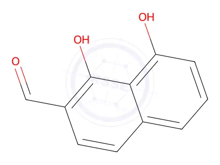 Chemical structure of 1,8-dihydroxynaphthalene-2-carbaldehyde