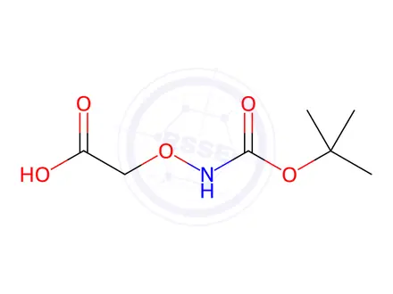 Chemical structure of [(tert-Butoxycarbonyl)aminooxy]acetic Acid