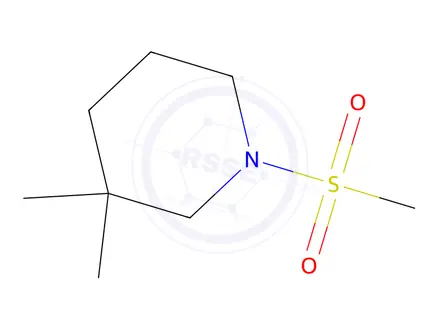 Chemical structure of 3,3-Dimethyl-1-(methylsulfonyl)piperidine