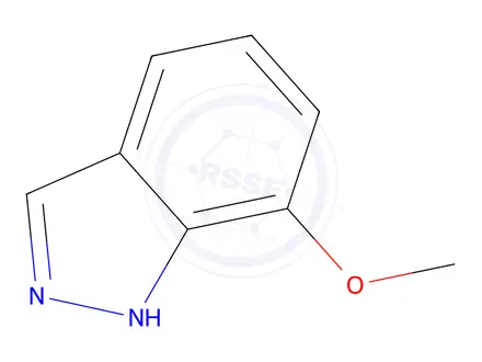 Chemical structure of 7-Methoxy-1H-indazole