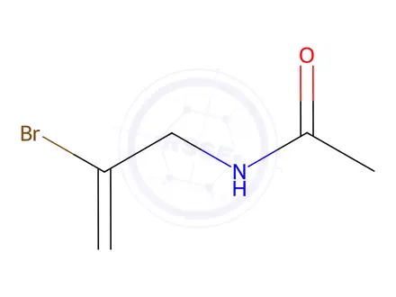 Chemical structure of N-(2-Bromoallyl)acetamide