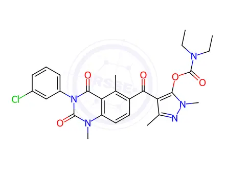 Chemical structure of Pyraquinate