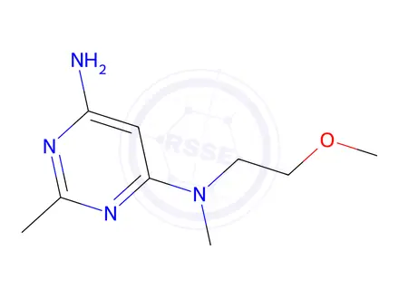 Chemical structure of n4-(2-methoxyethyl)-n4,2-dimethylpyrimidine-4,6-diamine