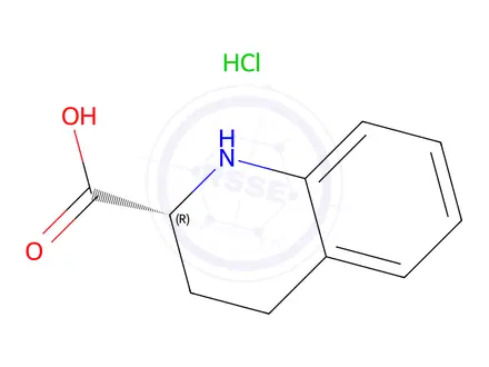 Chemical structure of (R)-1,2,3,4-Tetrahydro-quinoline-2-carboxylic acid (Hydrochloride)
