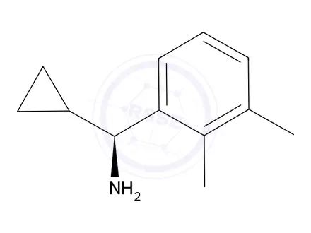 Chemical structure of (S)-cyclopropyl(2,3-dimethylphenyl)methanamine
