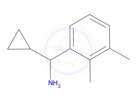 Chemical structure of Cyclopropyl(2,3-dimethylphenyl)methanamine