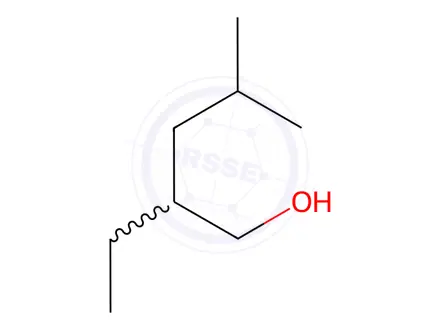 Chemical structure of 2-Ethyl-4-methyl-1-pentanol