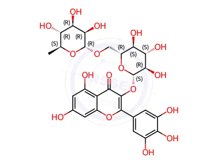 Chemical structure of Myricetin 3-O-rutinoside