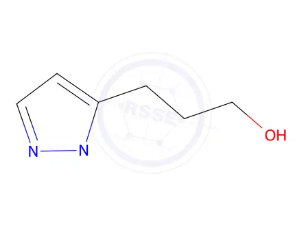 Chemical structure of 3-(1-Methyl-1h-pyrazol-5-yl)propan-1-ol