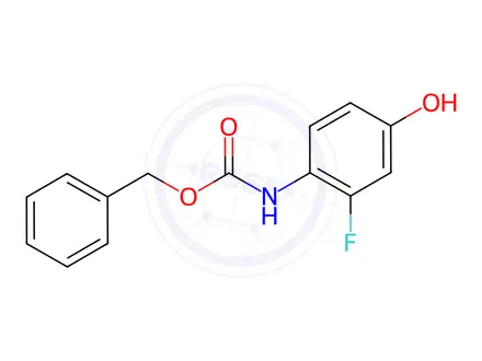 Chemical structure of Benzyl N-(2-fluoro-4-hydroxyphenyl)carbamate