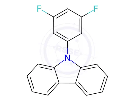 Chemical structure of 9-(3,5-Difluorophenyl)-9H-carbazole
