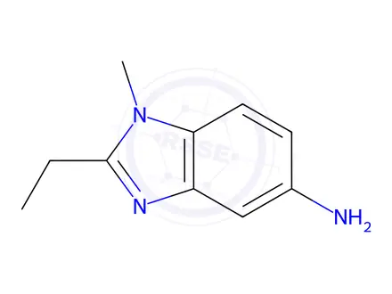 Chemical structure of 2-Ethyl-1-Methyl-1H-benzimidazol-5-amine Dihydrochloride