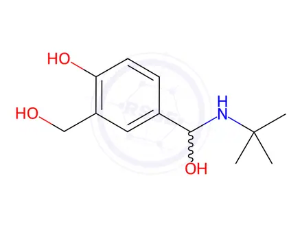 Chemical structure of Salbutamol Sulfate Impurity 59