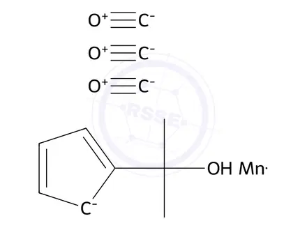 Chemical structure of HYDROXYISOPROPYLCYCLOPENTADIENYLMANGANE&