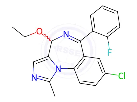 Chemical structure of Midazolam Impurity 79