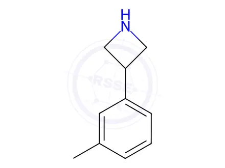 Chemical structure of 3-(m-Tolyl)azetidine