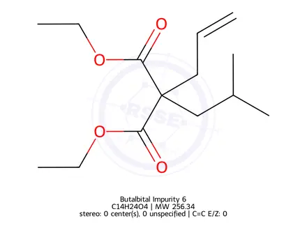 Chemical structure of Butalbital Impurity 6